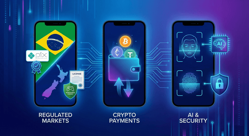 Brazil and New Zealand advance toward regulated online casino markets